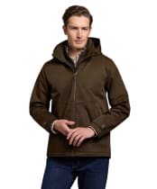 Men's Holland Cooper Essential Waterproof Jacket - Olive Brown