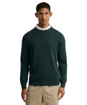 Men's Barbour Pima Cotton Crew Neck Sweater - Utility Sage