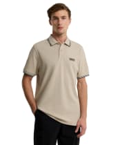 Men's Barbour International Evan Tipped Polo Shirt - Island Fossil