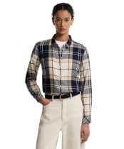 Women’s Barbour Bredon Shirt - Light Birchwood Dress Tartan