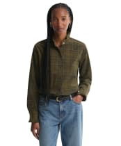 Women's Barbour Shae Shirt - Sage / Classic Tartan
