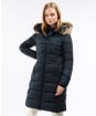 Women's Barbour Rosoman Quilted Jacket - Black