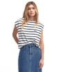 Women's Barbour Madelyn Top - Navy Stripe