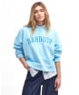 Women's Barbour Ella Crew Neck Sweatshirt - Blue Haze