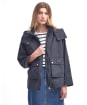 Women's Barbour Perez Showerproof Jacket - Dark Navy / Summer