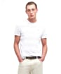 Men's Barbour Stenton Crew Neck T-Shirt - White