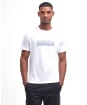 Men's Barbour International Hardy Graphic T-Shirt - White