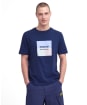 Men's Barbour International Triptych Graphic T-Shirt - Pigment Navy