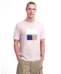 Men's Barbour International Triptych Graphic T-Shirt - Dusk Pink