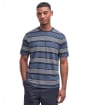 Men's Barbour International Putney Striped T-Shirt - Navy