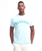 Men's Barbour Terra Dye T-Shirt - Sky