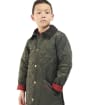 Boy's Barbour Liddesdale Quilted Jacket, 2-9yrs - Dark Olive