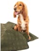 Barbour Dog Bone Quilted Blanket - Dark Olive