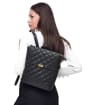 Women's Barbour International Quilted Hoxton Backpack - Black