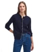 Women’s Barbour Pendle Cardigan - NAVY/HESSIAN TAR