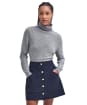 Women’s Barbour Pendle Roll Collar Sweater - GREY MARL/HESSIA