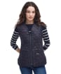 Women's Barbour Betty Fleece Waistcoat / Zip-In Liner - Navy