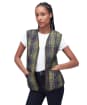 Women's Barbour Quilted Tartan Betty Waistcoat / Zip-In Liner - Classic Tartan