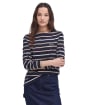 Women’s Barbour Hawkins Top - NAVY STRIPE 12