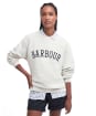 Women's Barbour Northumberland Sweatshirt - Cloud / Navy