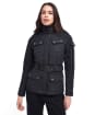 Women's Barbour International Tourer Polarquilt Jacket - Black