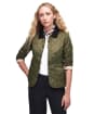 Women's Barbour Deveron Quilted Jacket - Olive