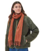 Women's Barbour Lambswool Woven Scarf - Warm Ginger