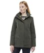 Women's Barbour Buttercup Waterproof Jacket - Olive / Classic Tartan