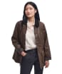 Women's Barbour Beadnell Waxed Jacket - Bark