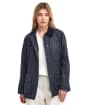 Women's Barbour Beadnell Waxed Jacket - Navy