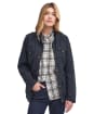 Women’s Barbour Winter Defence Waxed Jacket - Navy