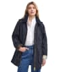 Women's Barbour Highclere Waxed Jacket - Navy