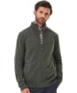 Barbour Nelson Essential Full-Zip Jumper - Seaweed