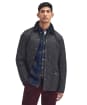 Men's Barbour Heritage Liddesdale Quilted Jacket - Black