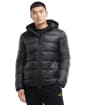 Men's Barbour International Legacy Bobber Quilted Jacket - Black