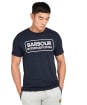 Men's Barbour International Essential Large Logo T-Shirt - International Navy