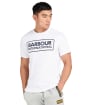 Men's Barbour International Essential Large Logo T-Shirt - White