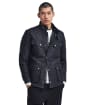 Men's Barbour International Duke Waxed Jacket - Navy