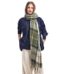 Women's Barbour Tartan Boucle Scarf - Ancient Lodan