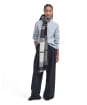 Women's Barbour Rosefield Tartan Scarf - MONOCHROME 2