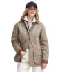 Women's Barbour Beadnell Polarquilt - Sand Dune / Brown