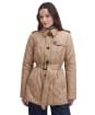 Women’s Barbour Tummel Quilted Jacket - Honey / Muted Cabernet