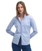 Women's Barbour Derwent Shirt - PALE BLUE/HESSIA