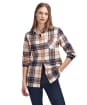 Women's Barbour Pendula Shirt - CLOUD/SPICED PUM