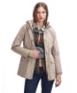 Women's Barbour Buttercup Waterproof Jacket - SAND DUNE/GARDEN