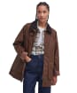 Women’s Barbour Tain Waxed Jacket - BARK/MUTED