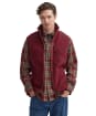 Men's Barbour Langdale Fleece Gilet - Port