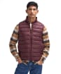 Men's Barbour Bretby Gilet - Winter Blackberry