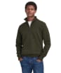 Men's Barbour Essential Wool Half Zip Sweater - New Seaweed