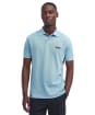 Men's Barbour International Essential Polo - Concrete Blue